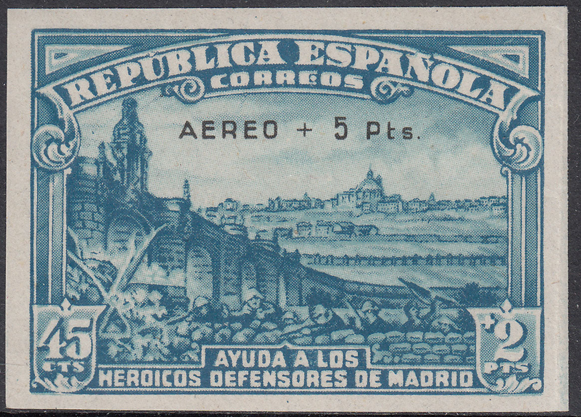 1938 SPAIN DEFENDERS OF MADRID IMPERF (ED.759s) MNH VF