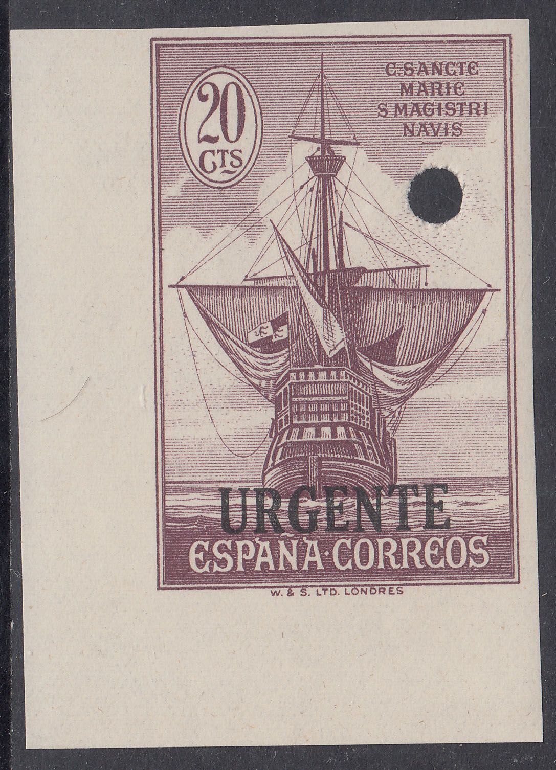 1930 SPAIN CHRISTOPHER COLUMBUS SPECIMEN (ED.546MTs) MNH VF