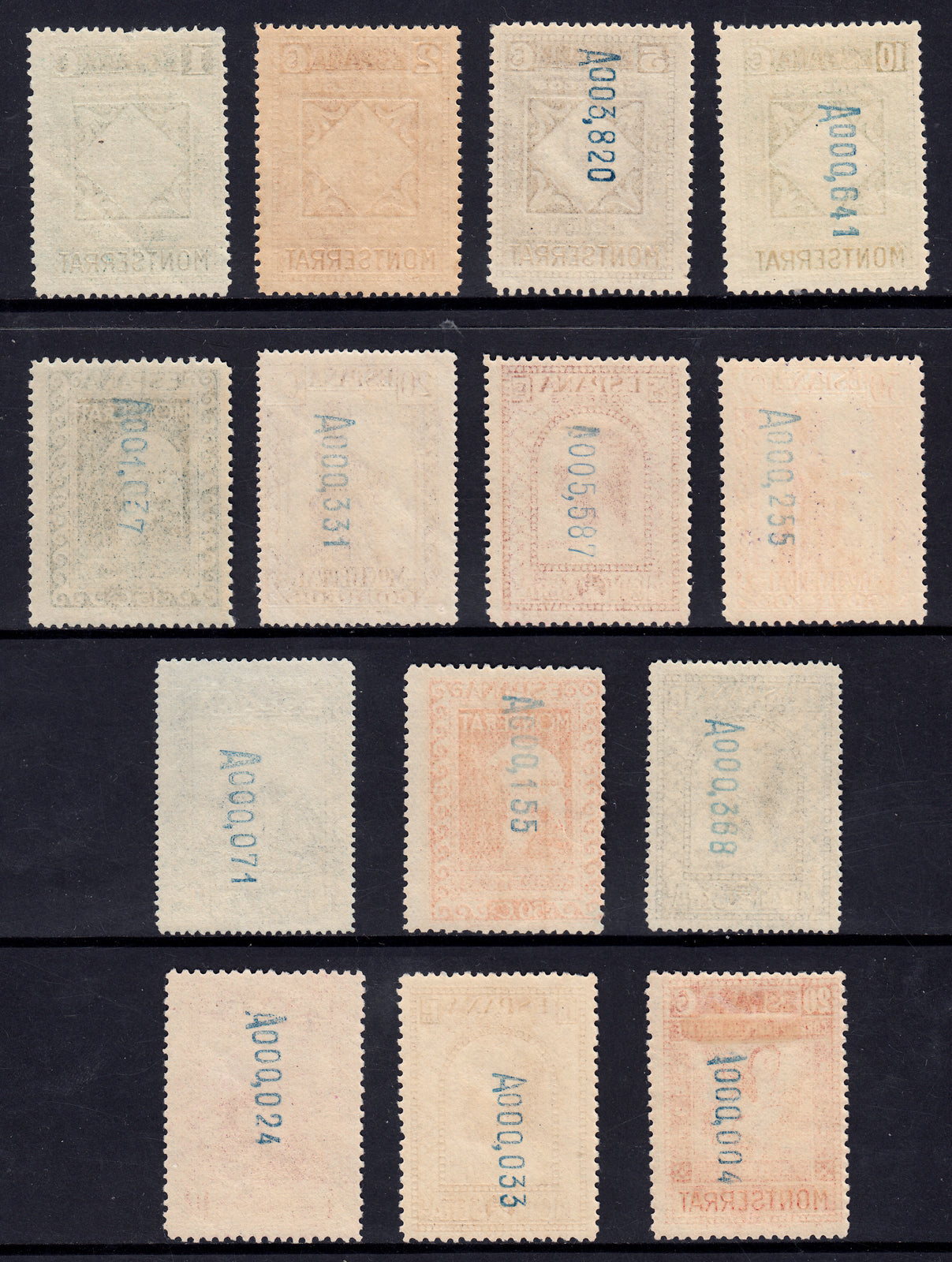 1931 SPAIN MONTSERRAT ISSUE (ED.636-649) MH