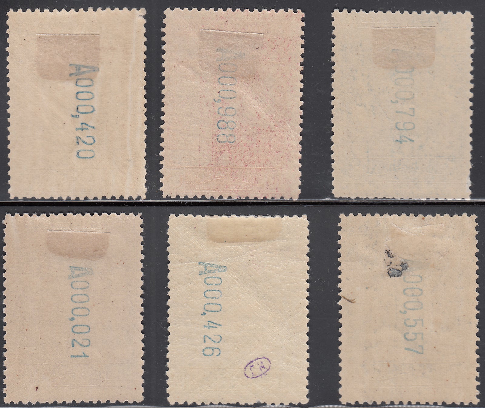 1929 SPAIN SEVILLE-BCN EXPO (ED.448-453) MH F-VF