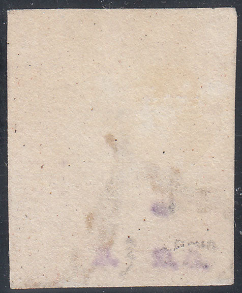 1850 SPAIN ISABEL II (EDIFIL 3) BLACK SPIDER CANCEL VF